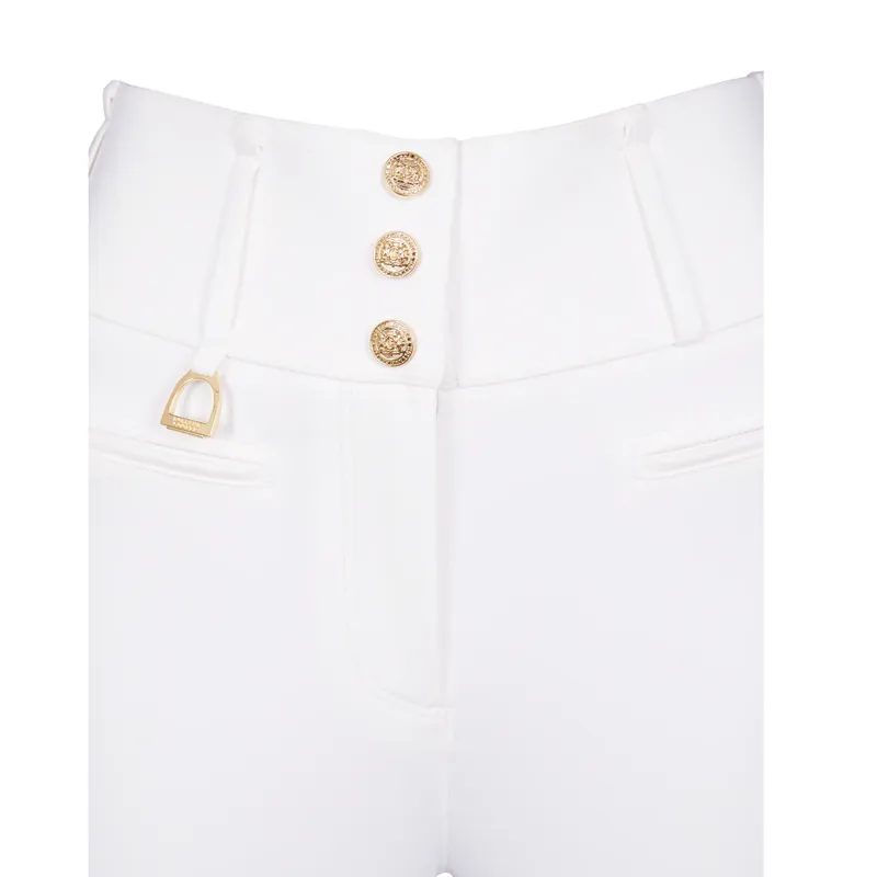 Holland Cooper Premium Competition High Rise Breeches - White-6